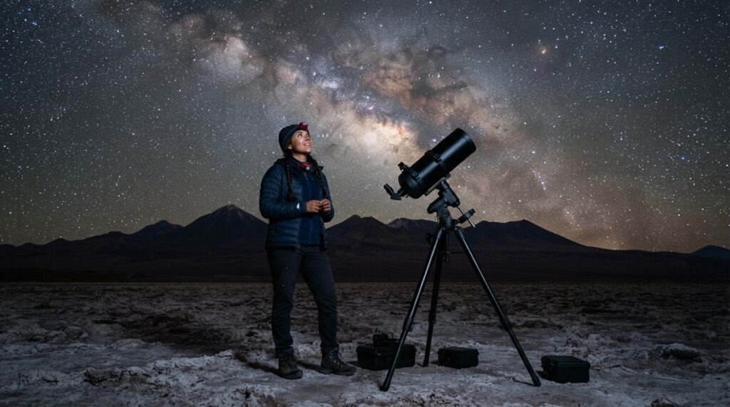 Şili Atacama Çölü Dünya Dışı Manzaralarda Astronomi Turizmi