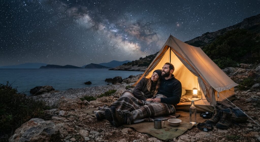 Gökçeada Yıldızkoy’da Yıldızların Altında Uyuma Rehberi: Çadır Kurulacak En İyi Noktalar